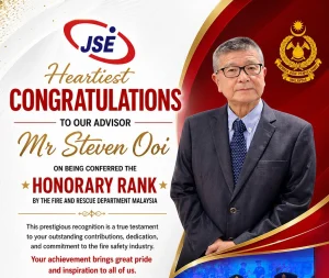 Congratulatory Note to Mr. Steven Ooi